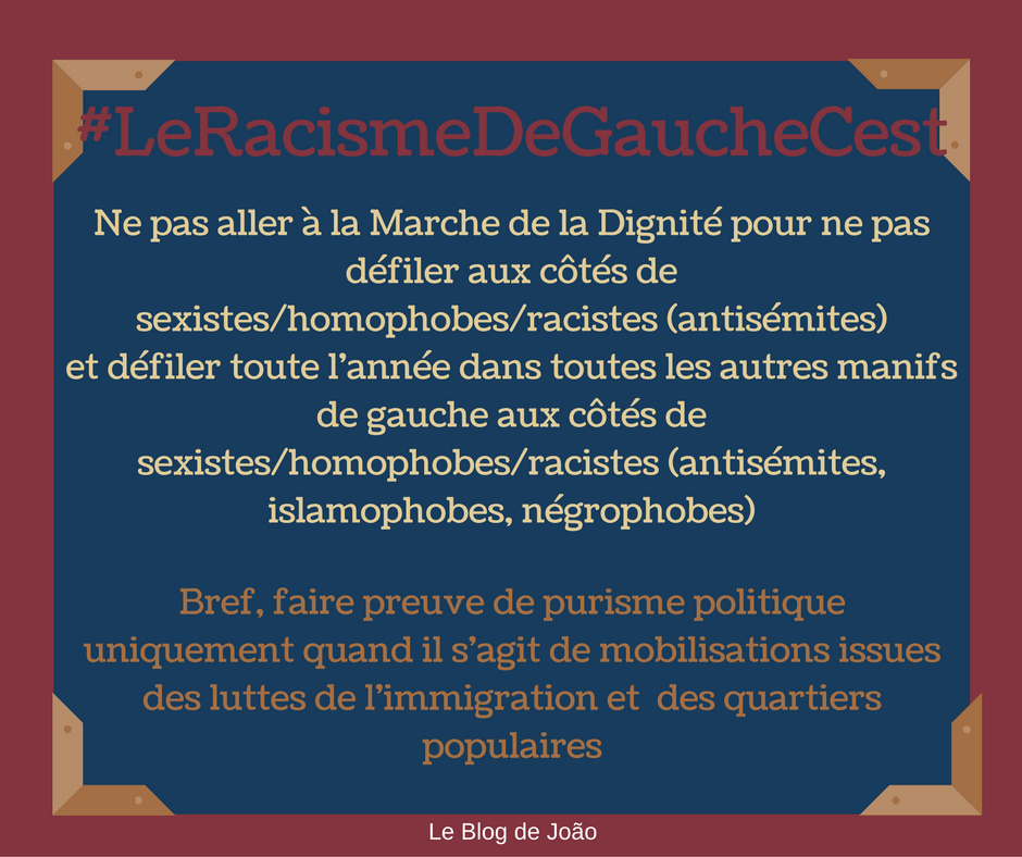 LE racisme de gauche c'est (2)