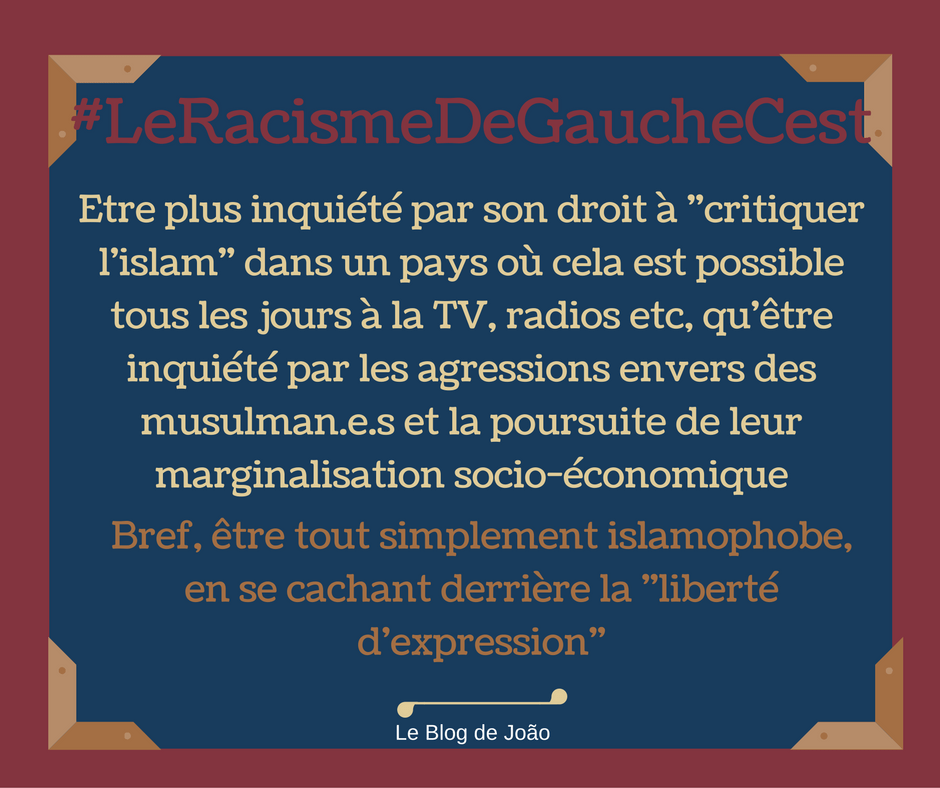 LE racisme de gauche c'est (4)